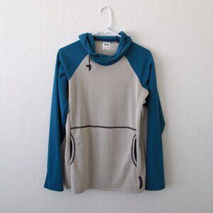 BRAND NEW Melanzana Micro Grid Hoodie V2 "Fog & Marine" Women's Medium